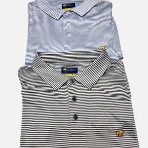 Lot Of 2 Jack Nicklaus “The Bear” Striped Golf Polos Size XXL
